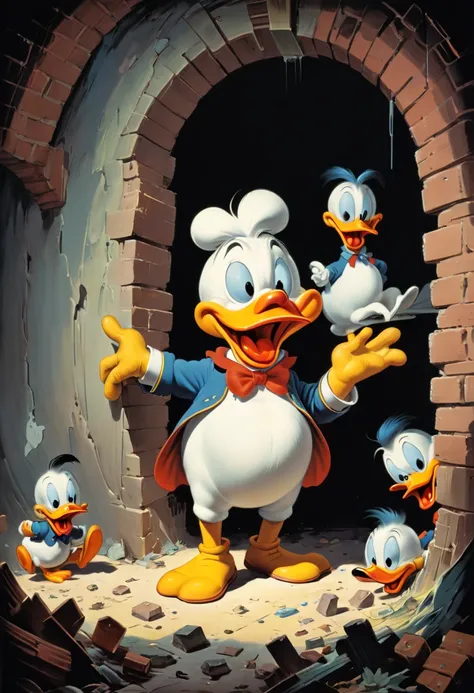 Nest, by Carl Barks, best quality, masterpiece, 8k