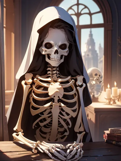 (masterpiece, high quality, high resolution, absurd, super detailed, 8k),real:1.5,(skeleton priest)