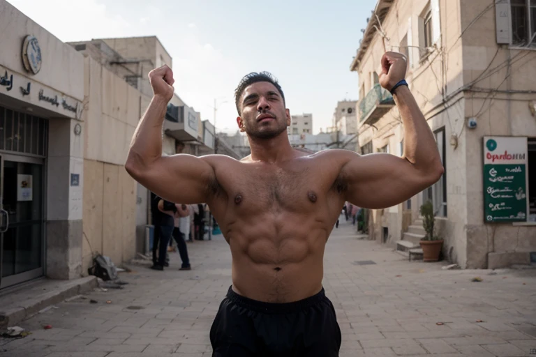 The strongest men of Palestine, high-quality pictures 