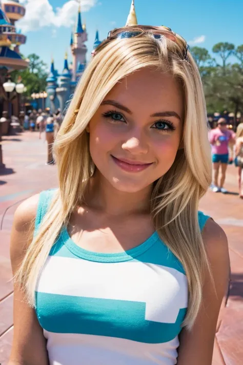 blondie girl in disney world