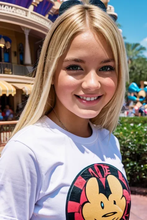 blondie girl in disney world