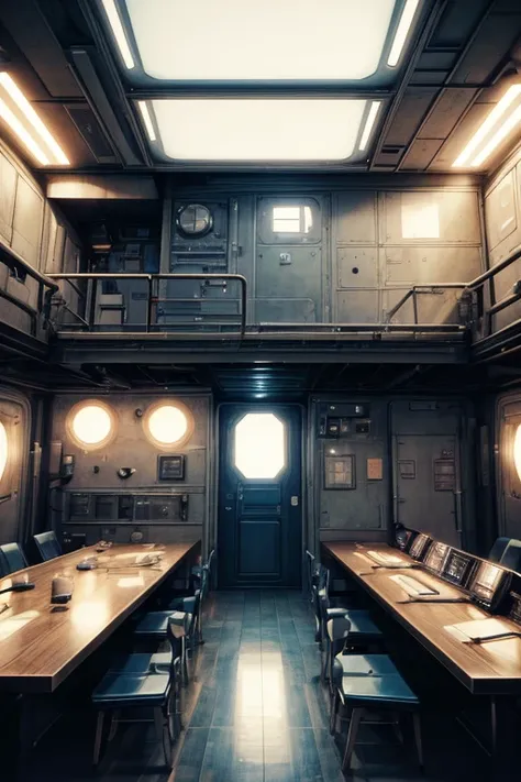 (best quality,4k,8k,highres,masterpiece:1.2), ultra-detailed, realistic:1.37, interior of the TARDIS with a view of the Aravs Clock in a building with a skylight, TARDIS control room, inside the Starfleet headquarters, interior of the TARDIS with people co...