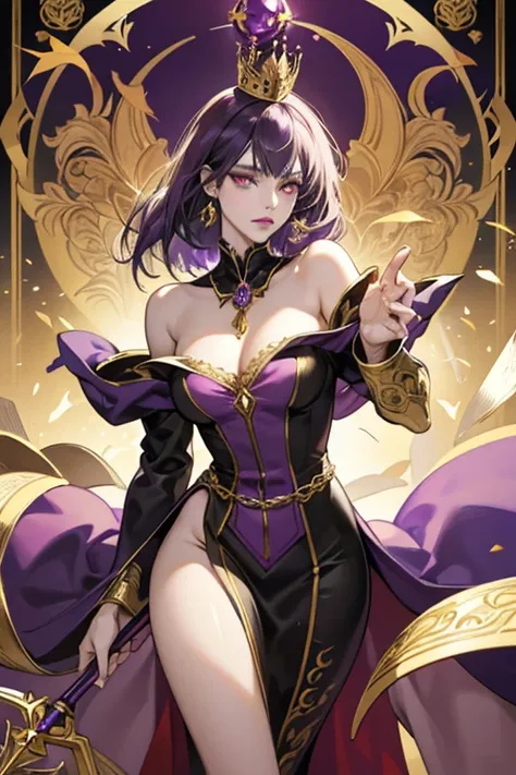 LeBlanc is a slender with dark purple shoulder length hair, golden eyes and paper-like white skinned woman, hence her moniker The Pale Woman. She wears notorious noble raiment with a distinct purple, black and gold palette. The most distinct ornament on he...