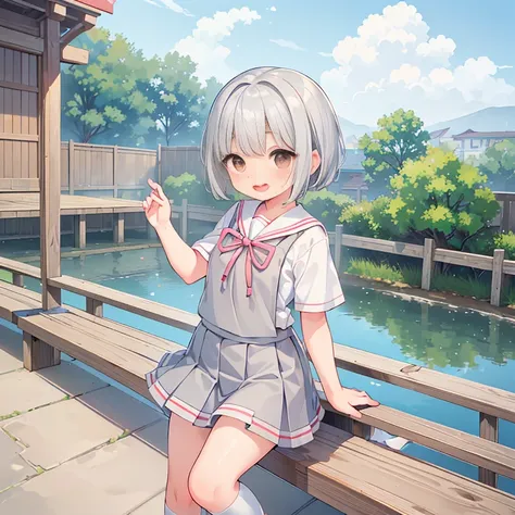 ((cute) | (Moe)| (sweet) | (Fresh)),((Main platform)|( Small Fresh meat)),((1 boy)|( Single dog))/(japanese school uniform)| ((reFreshing)| (neat)),((defect)|( freckles)),((4K)|( Ultra HD)),((Silver)|( Short Silver hair) | (short gray hair), brown eyes, (M...