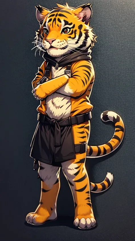 tiger，sticker