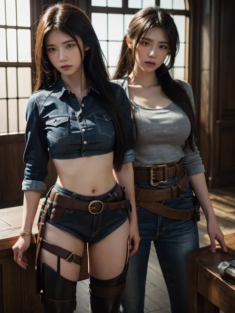 cowgirls are in demand,female killer,female hotshots from the wild west era of the united states,female killer,denim attire,crop...