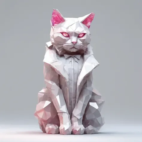 Perfect alignment, cute cat wearing a jacket，Crystal Vase，rose blossom, put on sunglasses, structure, Standing position, abstract beauty, Centered, look at the camera, towards the camera, almost perfect, dynamic, very detailed, silky, sharp focus, 8K, high...