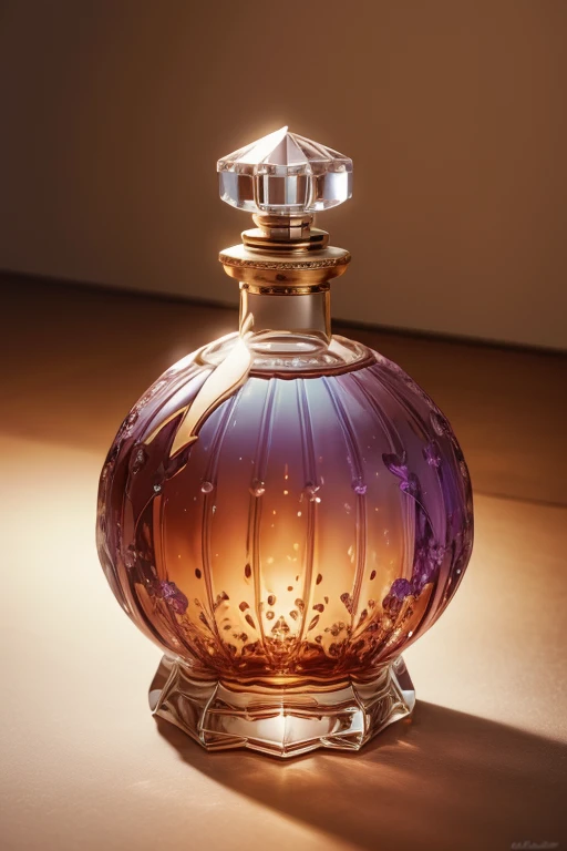 a magic poison parfum on a velvet cushion. professional product studio photography