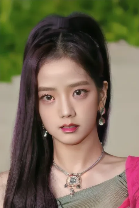 jisoo from blackpink in a saree