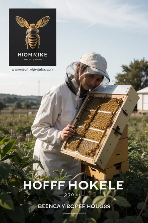 Logo for a beekeeping business:Hofimkerei-Saam