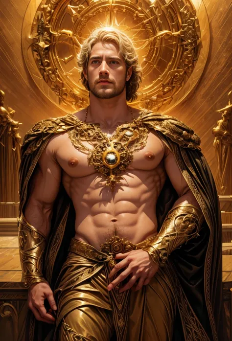 um retrato de(( um homem belo como os Deuses )), ((peitoral forte e largo)), pernas fortes e musculosasin high definition, em 8K de ((um homem)) de 18 anos, (( Homem)), Deus do Mar, Deus do Oceano, Luthien, arte de deus, Deus da mitologia grega, Deus da Lu...