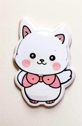 white background cute kawaii sticker