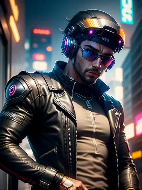 (hiperrealismo:1.1),(Detalle:1.2)8k,Cyberpunk hombre con casco en una moto futurista, , 8k, ultra realista, Comprobar antecedentes,bokeh (estilo ciberpunk), dynamic perspective