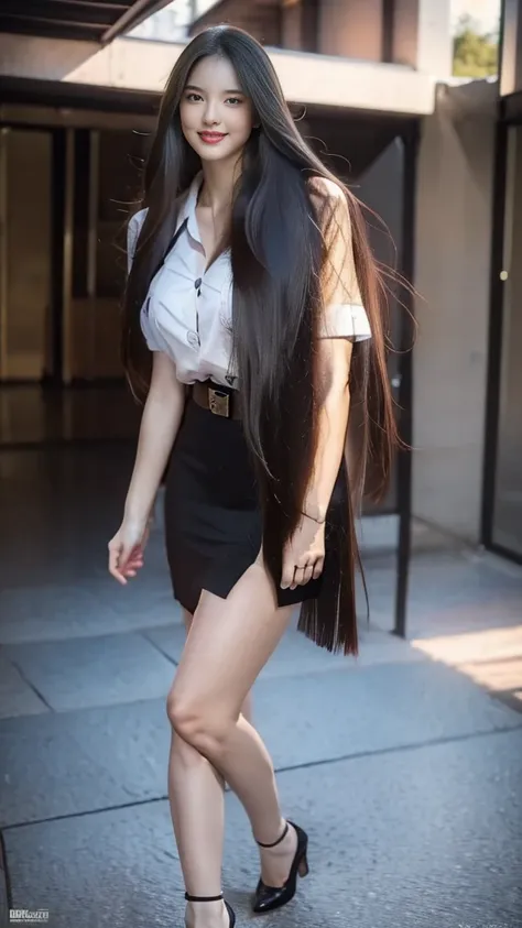 highest resolution, 8k, high definition, (((my hair is very long., my hair is very long., my hair is very long., extra long, kne...