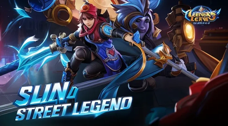 close up of someone like hero monkey character in the city, mobile legends style art, iconic character splash art skin, character splash art, official splash art, street legends of the sun mobile legends skin