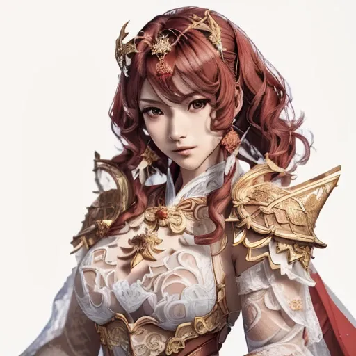 a woman in red and white leather outfit, ayaka genshin impact, ayaka game genshin impact, portrait knights of zodiac girl, zhongli from genshin impact, keqing from genshin impact, genshin impact character, crisp clear rpg portrait, portrait of rung, genshi...