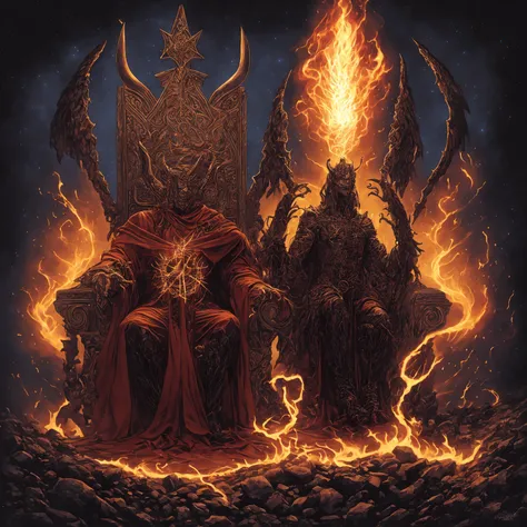 satan, master of the cosmic throne
darkness, essence of your light
i rise ignited by your torch
sacred wisdom from the star