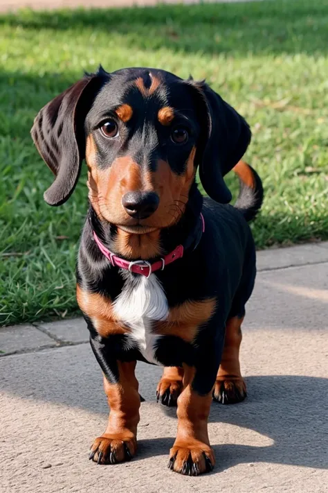  Dachshund arlequim Dog 