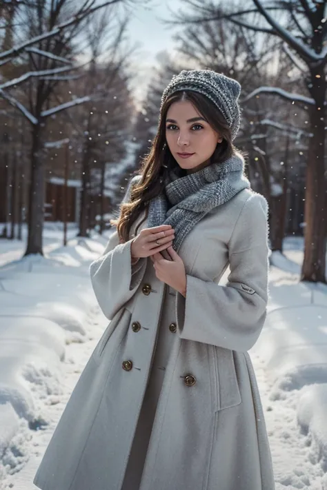 "Capturing the essence of winter enchantment! Join us in an exquisite photoshoot featuring a stunning young lady adorned in a gracefully curated full-sleeve winter dress. Embrace the magic of the season as we freeze these moments in time, blending elegance...