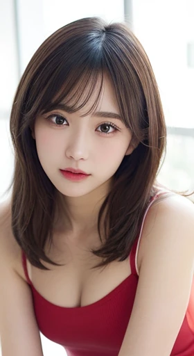 finely, High resolution, high quality、完璧なダイナミックな構figure, beautiful and fine eyes, medium hair, 、natural color lip,Kamimei、Shibuya Ward、20 year old girl、1 person、transparent skin、shining hair、table top, 最high quality, figure, super detailed, finely, High re...