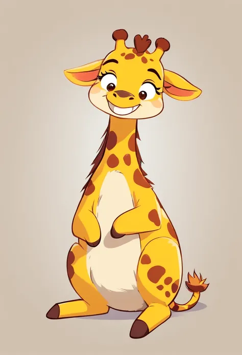 kawaii happy giraffe sticker , vector , contour , white background, a stickers，Emoji-Paket,
，(9 Dispositionenis，Dispositionen
(beret)
Measuring device，Anordnung ausrichten)，9 poses and expressions (trauert，Erstaunen，have fun，beschwingt，big laughter，tenderl...