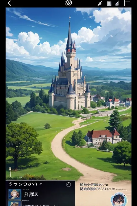 (a castle with a red roof)(magic castle school on the hill)(anime scenery)(anime yulu camp)(animation《black clover》screenshot)(Todays featured anime stills)(animation電影的screenshot)(2010年代一部animation的screenshot)(在animation電影中)(Anime screenshots)(anime scree...