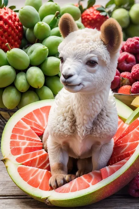 (((Artista digital cria Arte usando apenas frutas e legumes de um cachorro)))