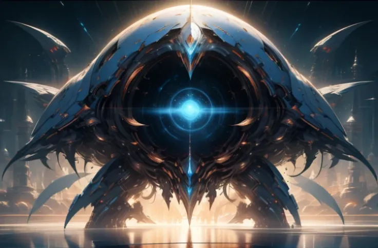 Close up of star frame image, 8k hd wallpaper jpeg artifact, 8k hd wallpaper jpeg artifact, Protoss, Protoss!!, Protoss!!!!, portal to the ethereal realm, Protoss神殿!!!, Glamorous border + concept art, Official splash art, splash art, 対称的なconcept art