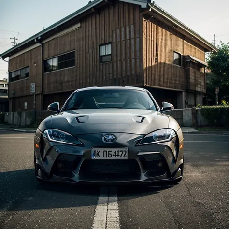 An Toyota Supra in Tokio 