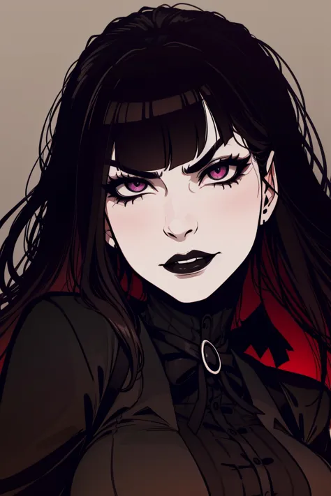 goth detective portrait