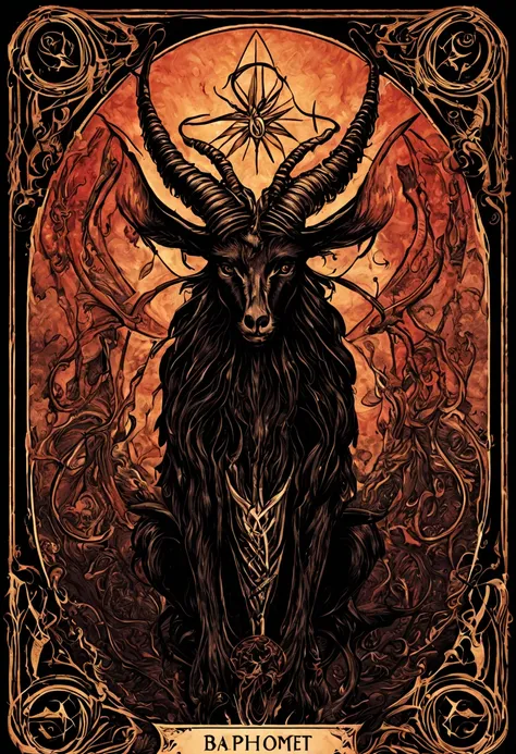 Baphomet Tarot Card