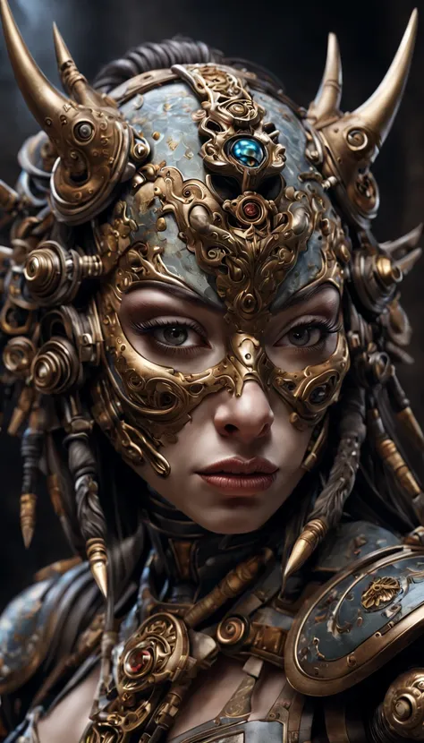 (high quality,4k,8k,highres,masterpiece:1.2),ultra-detailed,(realistic,photorealistic,photo-realistic:1.37),biomechanical art,beautiful detailed eyes,beautiful detailed lips,extremely detailed eyes and face,long eyelashes,dark atmosphere,dreamy surrealism,...