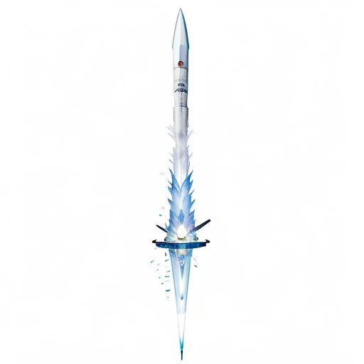 (small tiny white magic missile energy missile from unformed sharp ice energy), MagicItem_v1, (white background), fullshot