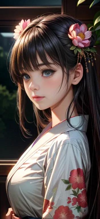 (original) , (very detailed wallpaper) , (best quality) , (masterpiece) , photographic reality, realistic, very detailed illustrations, (1 girl) , beautiful eyes, (delicate face) , perfect detail, (best lighting) , (super complex details) , onsen, bath yuk...