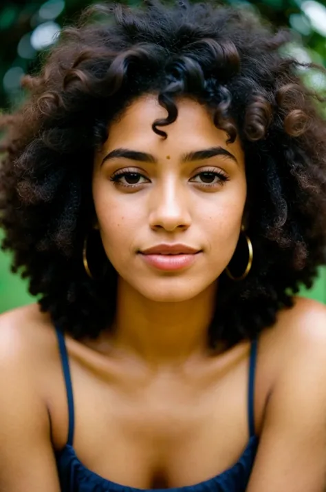 fotografia de uma mulher, Pele texturizada, cabelo afro loiro, olhos perfeitos, em casa, Porta 160 cor, Tiro em ARRI Alexa 65, Bokeh, sharp focus on subject, filmado por Don McCullin