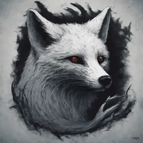 Bloody Arctic fox is with you