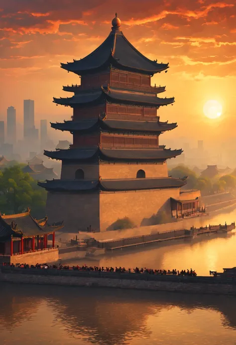 Xi&#39;an, China Xi&#39;an is one of the important ancient capitals in China，city wall、Ancient buildings such as the Big Wild Goose Pagoda and the Bell Tower show a simple and solemn beauty, a romantic and mysterious atmosphere, and the best quality in the...