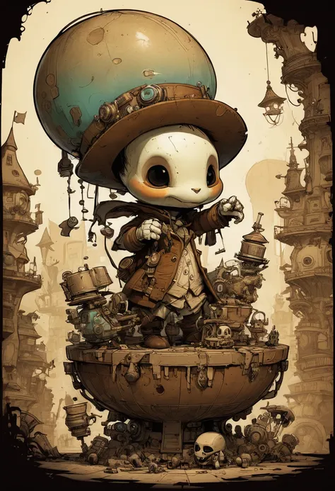 by Brian Kesinger, best quality, masterpiece, Ultra high detail, 8k