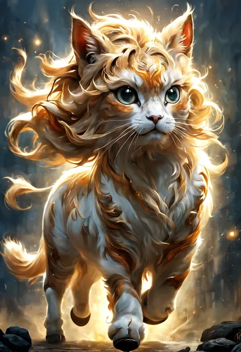 ((Kogo))It&#39;s a mythical beast，Appear in Chinese mythology。cat shaped head，((But with the body and hooves of a horse))。Kogo在神话中被视为能日行千里的神兽，With a powerful and majestic image。It is often used as a metaphor for beings with magical powers。