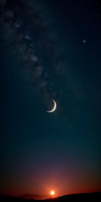 Location: Night sky as the moon sets.
Ambience: Reflective, peaceful.
Visual: The moon setting, stars fading as dawn approaches.
Text: "In the moons light, I find my truth" appears and fades.