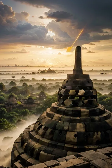 Borobudur temple in Indonesia
