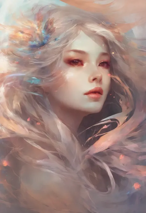 Deities々Beautiful Woman, flowing beautiful hair, ethereal beauty, beautiful fantasy art portrait, ethereal fantasy, Clothed in the energy of the universe, beautiful digital works of art, beautiful fantasy art, a beautiful artwork illustration, incredibly e...