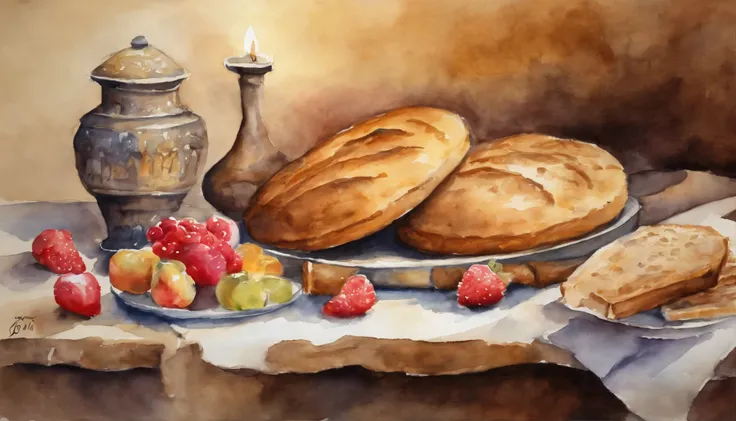 unleavened bread and cakes for offering in the tabernacle 