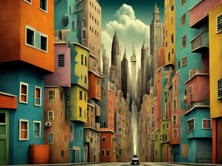 Cityscapes. surreal