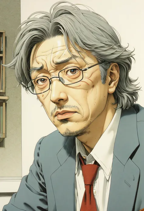 art by Naoki Urasawa, best quality, masterpiece, Ultra high detail, 8k