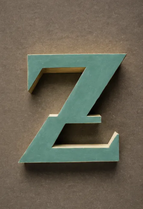 letter Z in unique shape