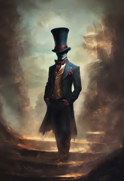 Mystical top hat man 