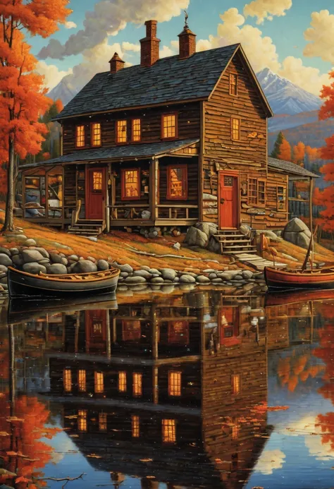 by Charles Wysocki, best quality, masterpiece, 8k