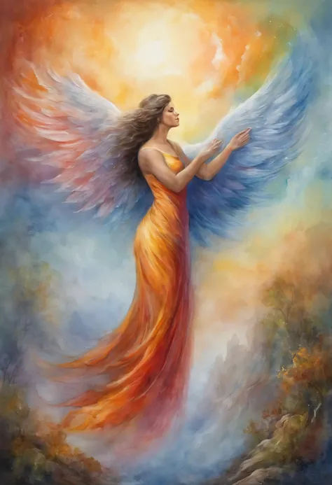 The Way to Heaven Is Within; Waving the Wings of Love , space，fantasy