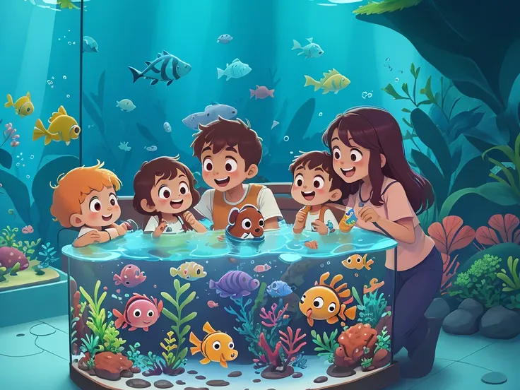 aquarium,peies exoticos,familia feliz,melhor qualidade